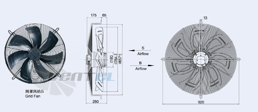 Weiguang YWF-12D-800-S-180/75 - описание, технические характеристики, графики