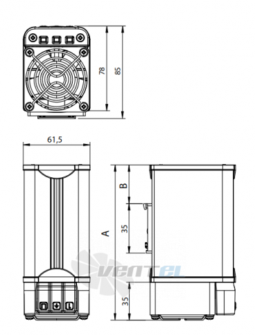 Fandis HVMS080-230 80W - описание, технические характеристики, графики