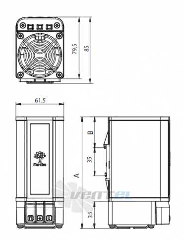 Fandis HVPS080-230 80W - описание, технические характеристики, графики