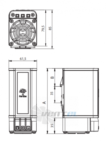 Fandis HVPS150T-230 150W - описание, технические характеристики, графики