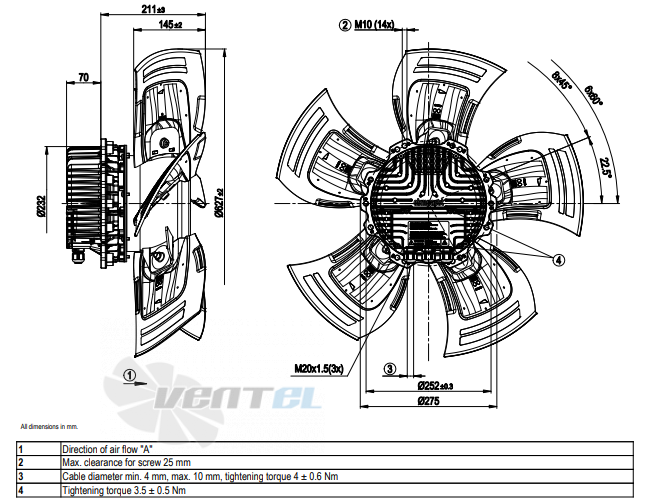 Ebmpapst A3G630-AU23-35 - описание, технические характеристики, графики