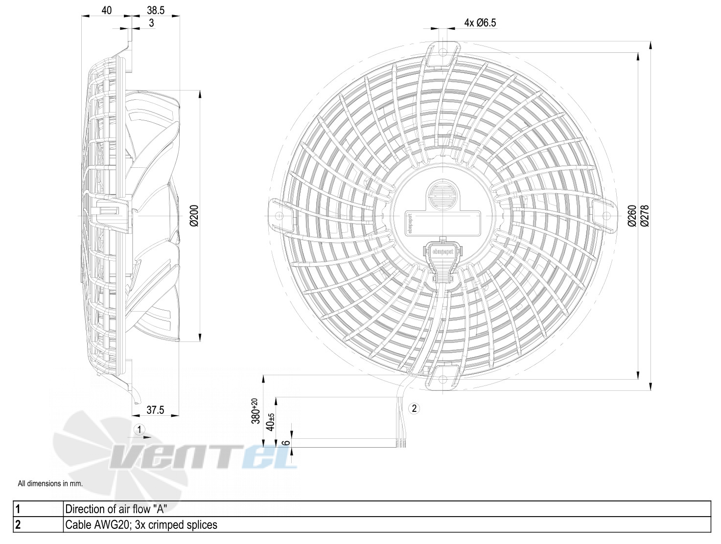 Ebmpapst S1G200-CA91-02 - описание, технические характеристики, графики