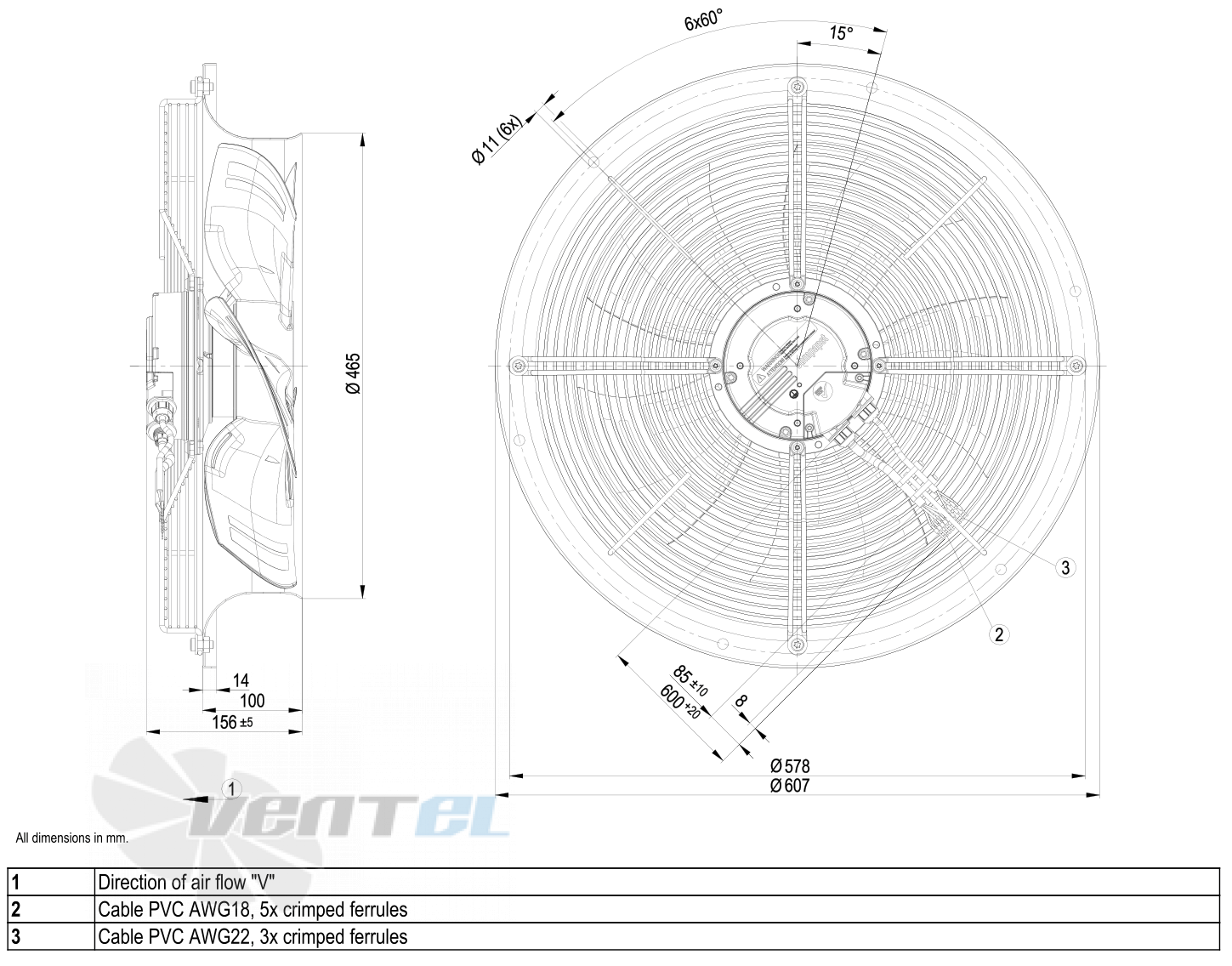 Ebmpapst W3G450-CC28-51 - описание, технические характеристики, графики