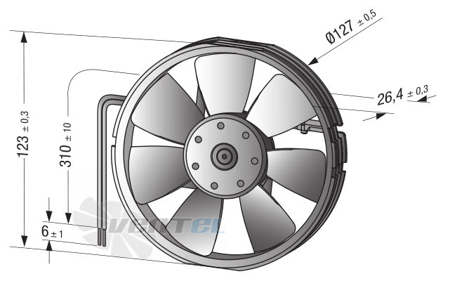 Ebmpapst 4412FGL-573 - описание, технические характеристики, графики