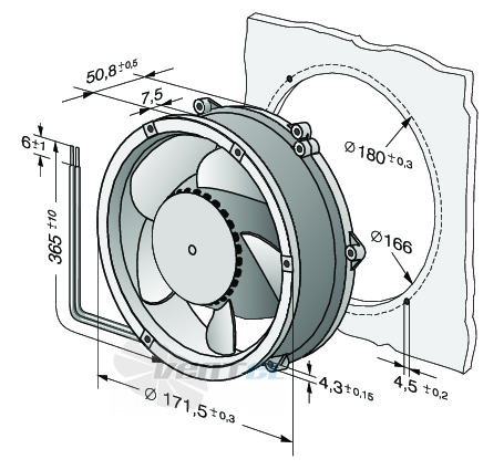 Ebmpapst DV6248TDA - описание, технические характеристики, графики