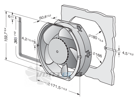 Ebmpapst DV6424TDP - описание, технические характеристики, графики