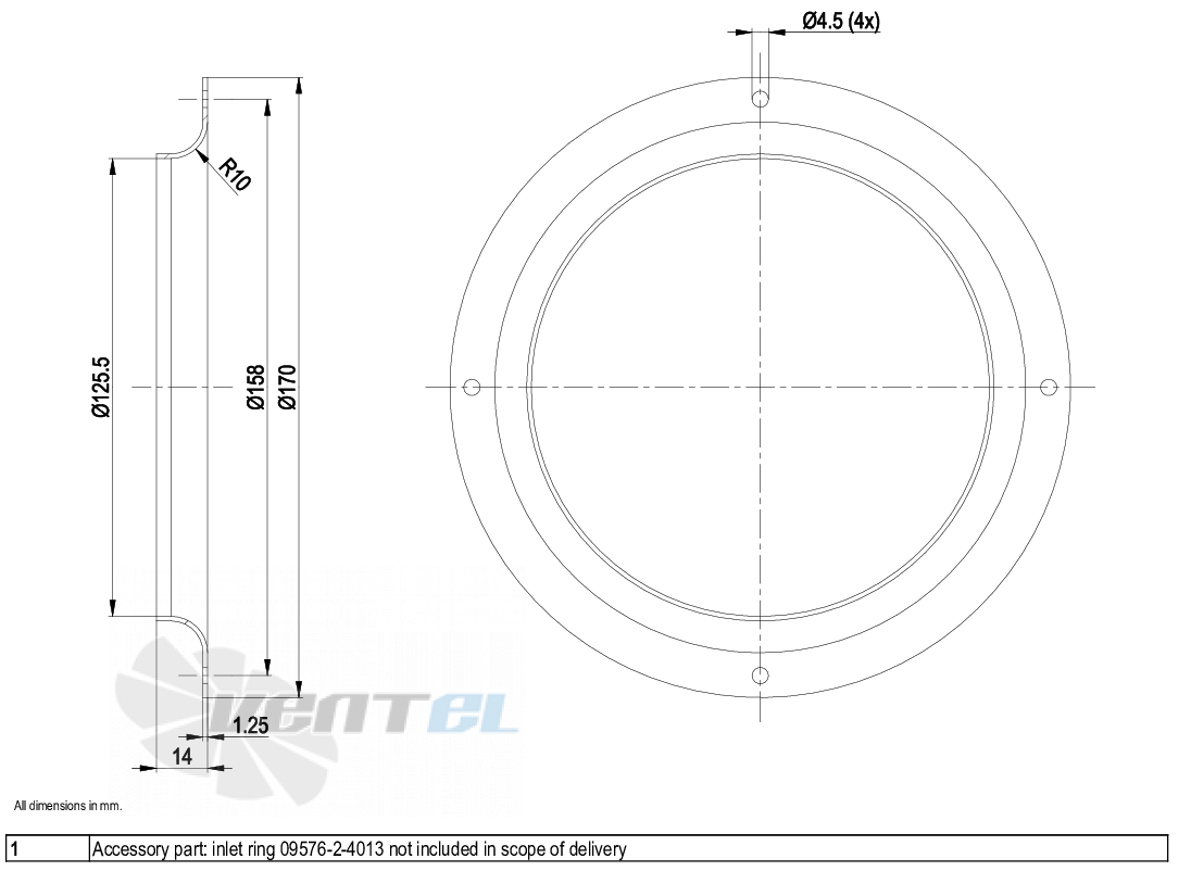 Ebmpapst R3G190-RD45-03 - описание, технические характеристики, графики