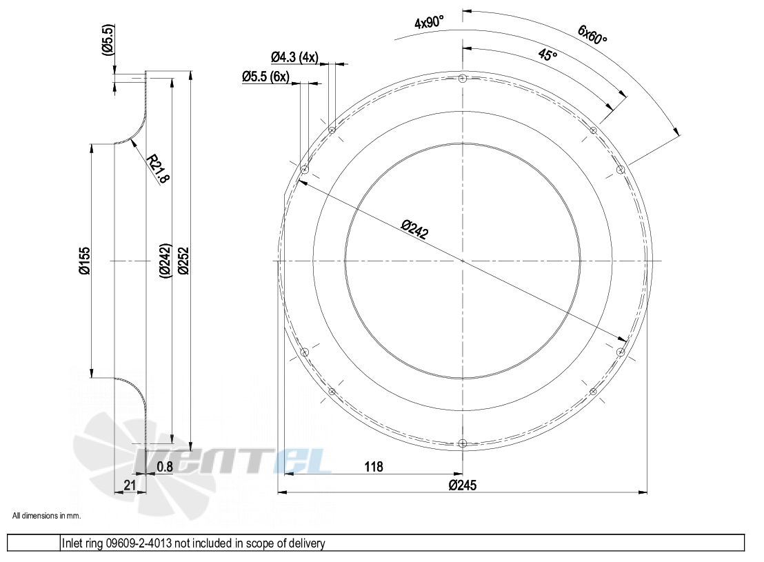 Ebmpapst R3G220-RC05-03 - описание, технические характеристики, графики