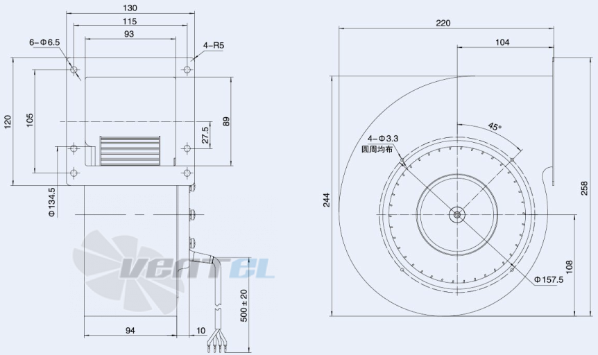 Weiguang DC092-25B3G01-FG160-62S1-01 - описание, технические характеристики, графики