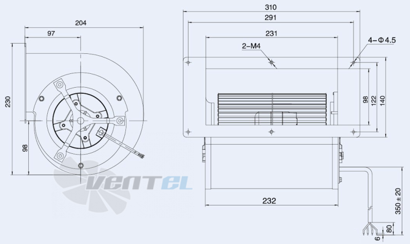 Weiguang DC092-25C3G01-FD146-190S1-01 - описание, технические характеристики, графики