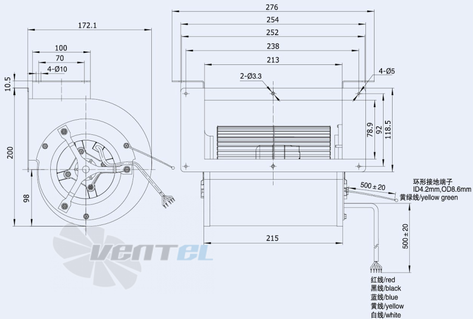 Weiguang DC092-25H3G01-FD133-190S1-01 - описание, технические характеристики, графики