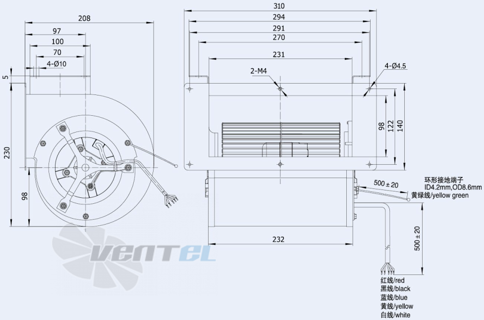 Weiguang DC092-25H3G01-FD146-190S1-01 - описание, технические характеристики, графики