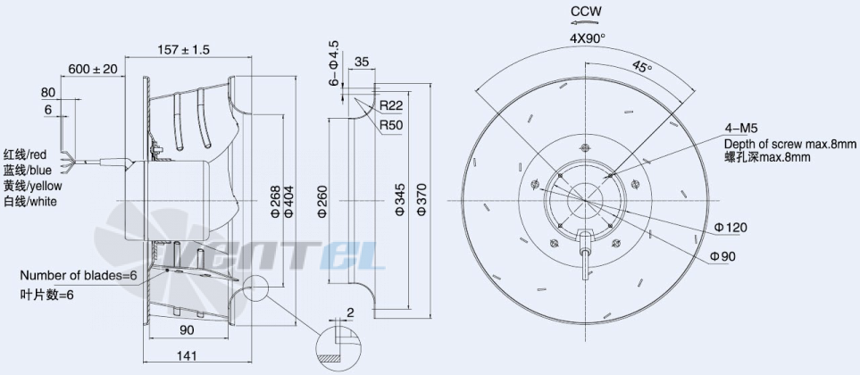 Weiguang DC102-50C3G01-B400-90A1-01 - описание, технические характеристики, графики