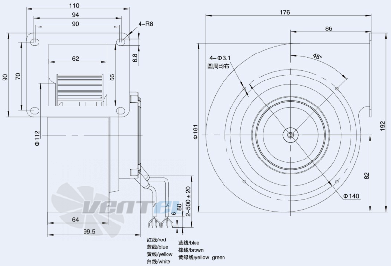 Weiguang EC072-25E3G01-FG133-46S1-01 - описание, технические характеристики, графики