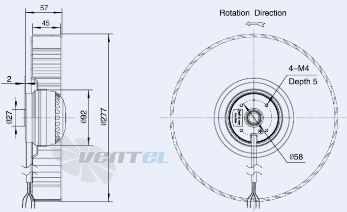 Weiguang LXF6E277-45-P92-35 - описание, технические характеристики, графики