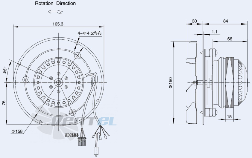 Weiguang LXFB2E150-20-M92-15 - описание, технические характеристики, графики