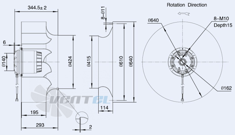 Weiguang LXFB6D630-195-M180-105 - описание, технические характеристики, графики