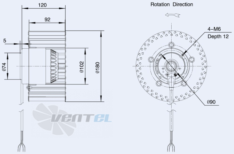 Weiguang LXFF4E180-90-M102-34 - описание, технические характеристики, графики