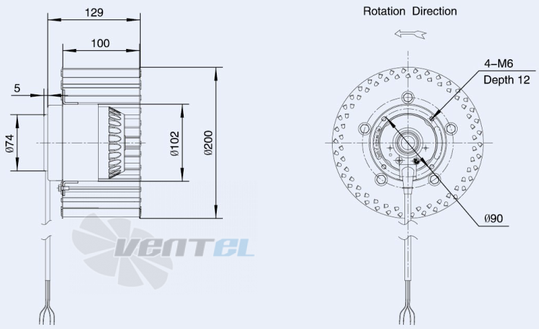 Weiguang LXFF4E200-100-M102-34 - описание, технические характеристики, графики