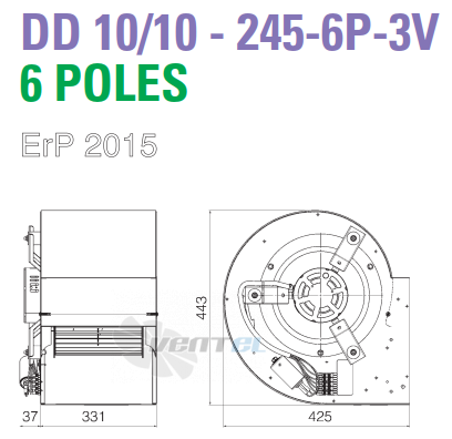 ELCO ELCO DD 10/10-245-6P-3V - описание, технические характеристики, графики