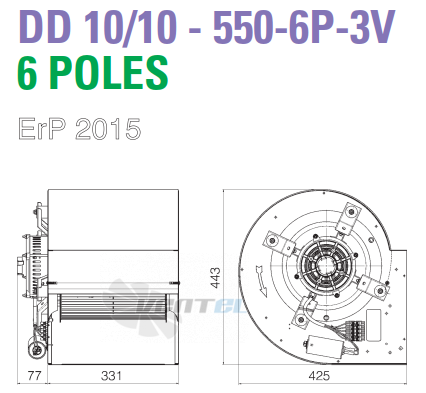 ELCO ELCO DD 10/10-550-6P-3V - описание, технические характеристики, графики