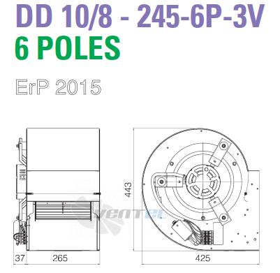 ELCO ELCO DD 10/8-245-6P-3V - описание, технические характеристики, графики