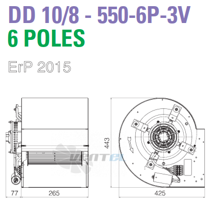 ELCO ELCO DD 10/8-550-6P-3V - описание, технические характеристики, графики