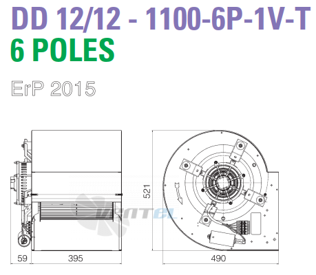 ELCO ELCO DD 12/12-1100-6P-1V-T - описание, технические характеристики, графики