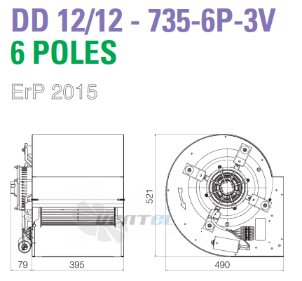 ELCO ELCO DD 12/12-735-6P-3V - описание, технические характеристики, графики