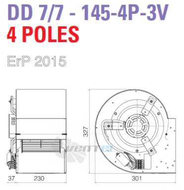 ELCO ELCO DD 7/7-145-4P-3V - описание, технические характеристики, графики