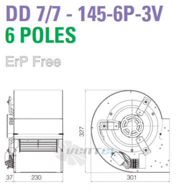 ELCO ELCO DD 7/7-145-6P-3V - описание, технические характеристики, графики