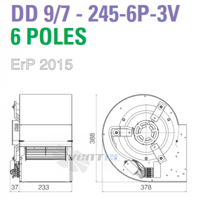 ELCO ELCO DD 9/7-245-6P-3V - описание, технические характеристики, графики