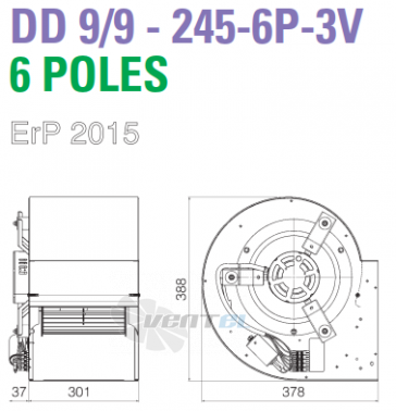 ELCO ELCO DD 9/9-245-6P-3V - описание, технические характеристики, графики