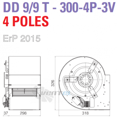 ELCO ELCO DD 9/9T-300-4P-3V - описание, технические характеристики, графики