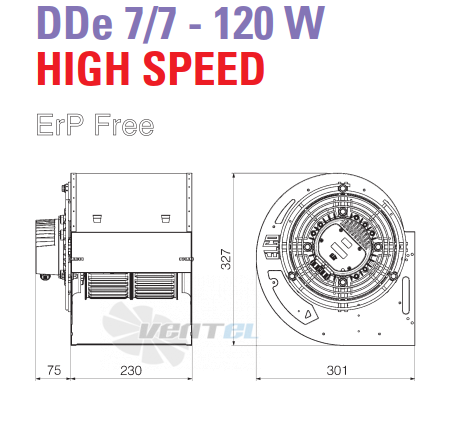 ELCO ELCO DDE 7/7 120W - описание, технические характеристики, графики