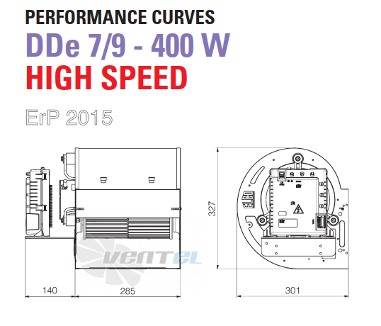 ELCO ELCO DDE 7/9 400W - описание, технические характеристики, графики