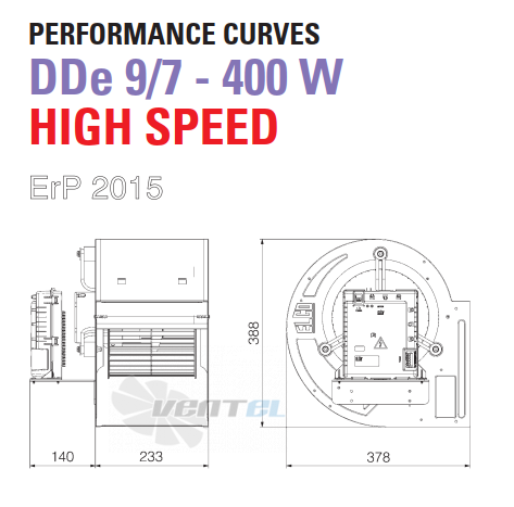 ELCO ELCO DDE 9/7 400W - описание, технические характеристики, графики