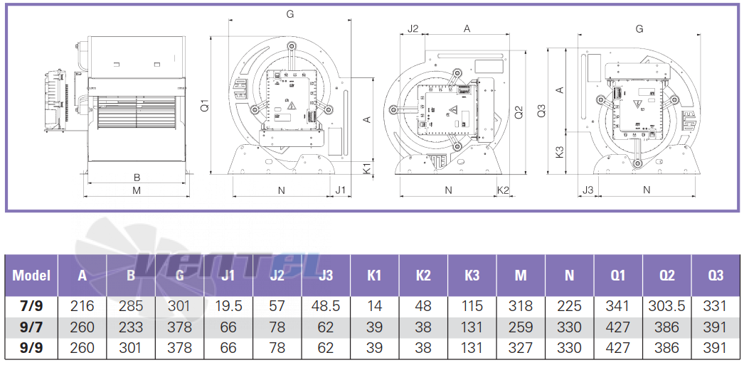 ELCO ELCO DDE 9/9 340W - описание, технические характеристики, графики