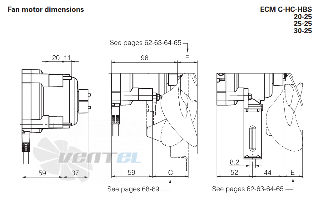 ELCO ELCO ECM C-HC-HBS 20-25 154X34 - описание, технические характеристики, графики