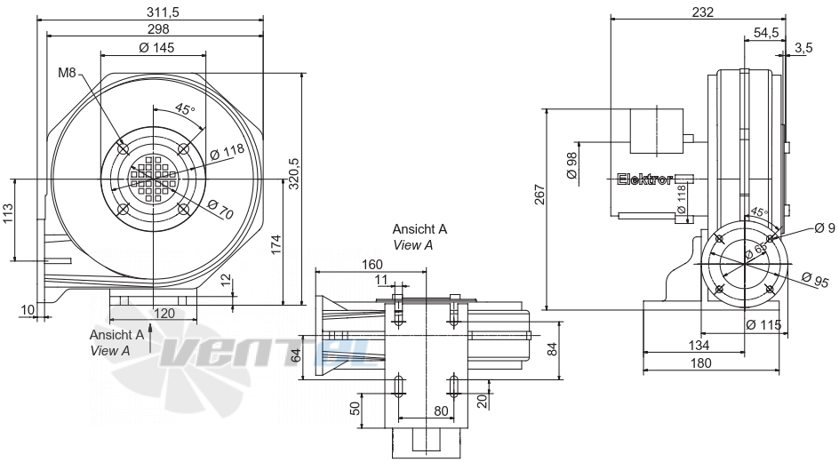 Elektror RD 10 - описание, технические характеристики, графики
