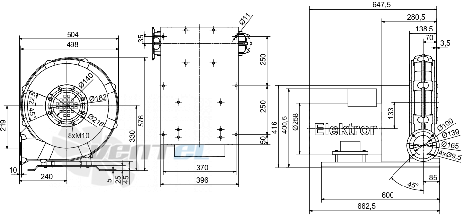 Elektror HRD 60/5 - описание, технические характеристики, графики