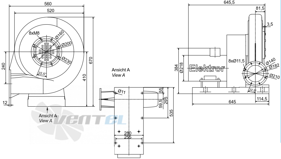 Elektror HRD 65/4 - описание, технические характеристики, графики