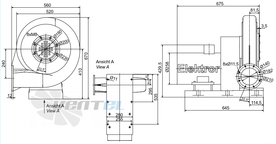 Elektror HRD 65/5 - описание, технические характеристики, графики