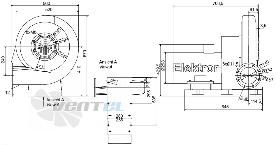 Elektror HRD 65/7 - описание, технические характеристики, графики