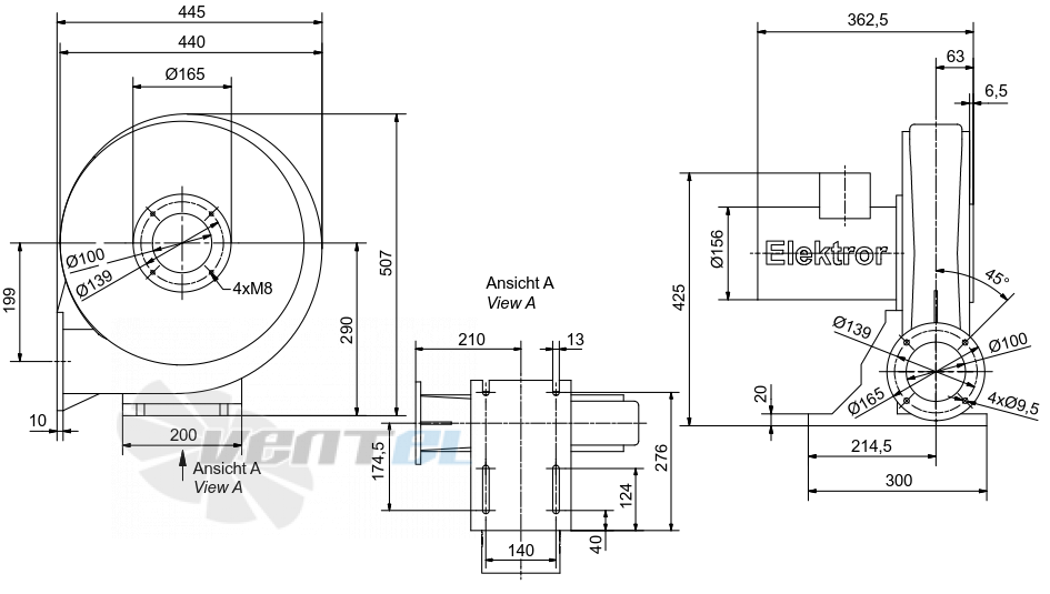 Elektror RD 4 F - описание, технические характеристики, графики