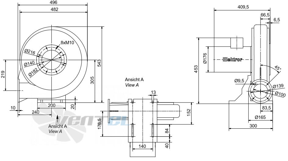 Elektror RD 6 F - описание, технические характеристики, графики