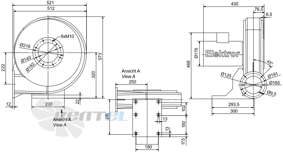 Elektror RD 62 F - описание, технические характеристики, графики