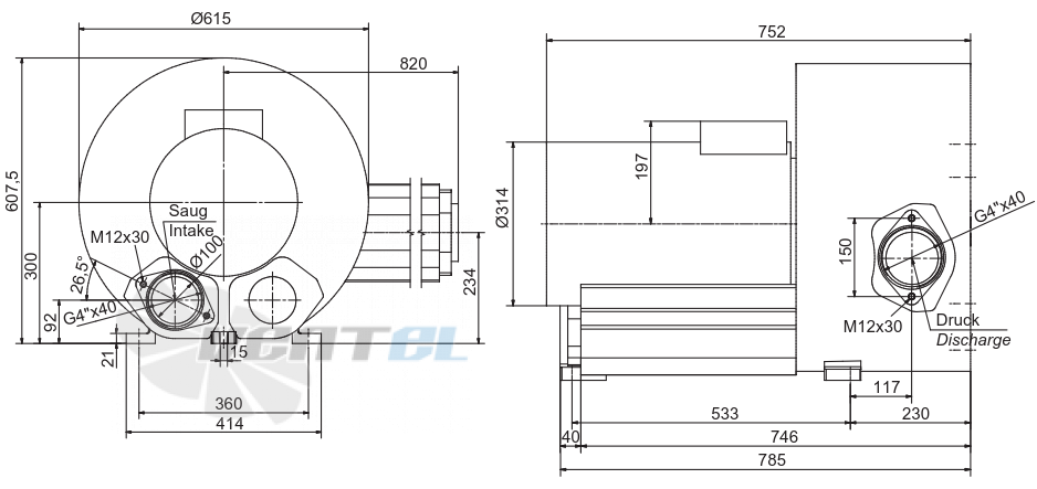 Elektror 2SD 920 11.0 КВТ IE3 - описание, технические характеристики, графики