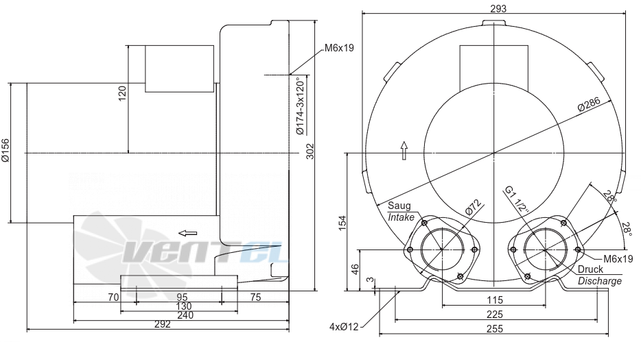 Elektror 1SD 410 1.10 КВТ IE3 - описание, технические характеристики, графики