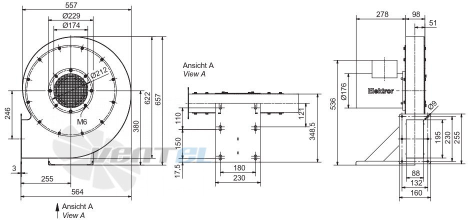 Elektror S-MP 425/31 IE3 - описание, технические характеристики, графики
